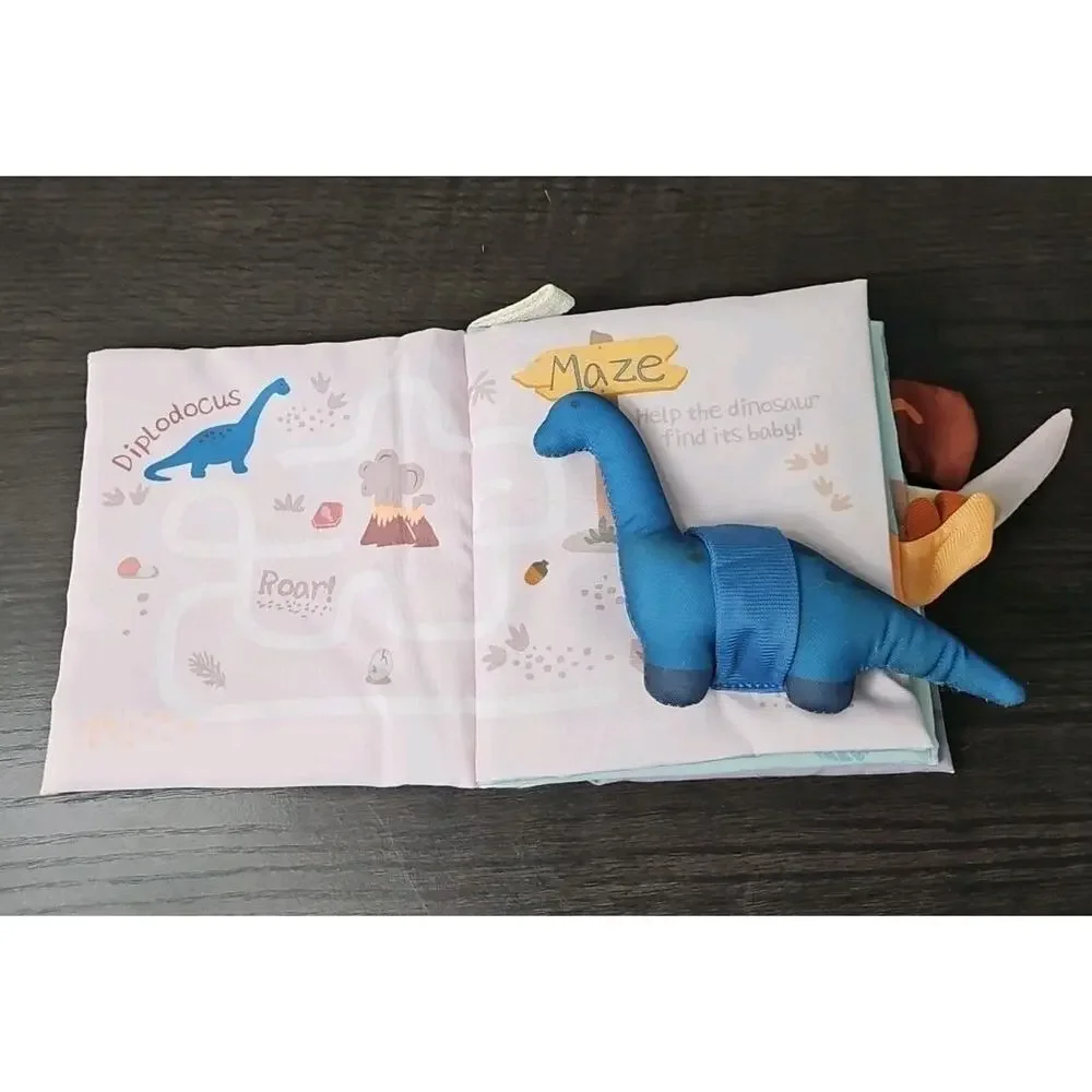 Soft Baby Dinosaur Book Touch & Feel Crinkle Book
